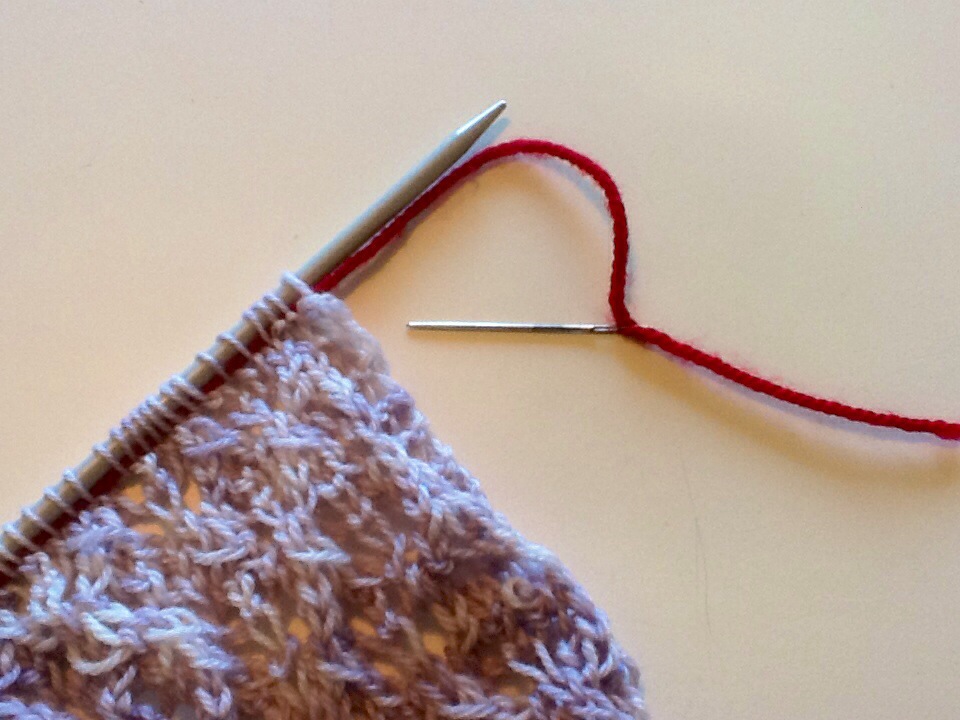 Lifelines in writing and knitting